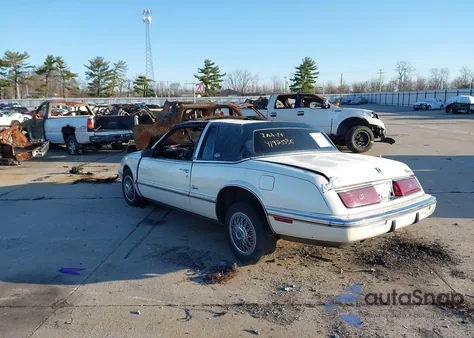 1990 Buick Riviera z USA, uszkodzony, nr VIN 1G4EZ13C9LU418153